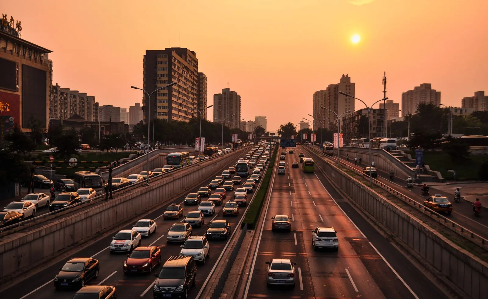 Highway stretching into the distance
